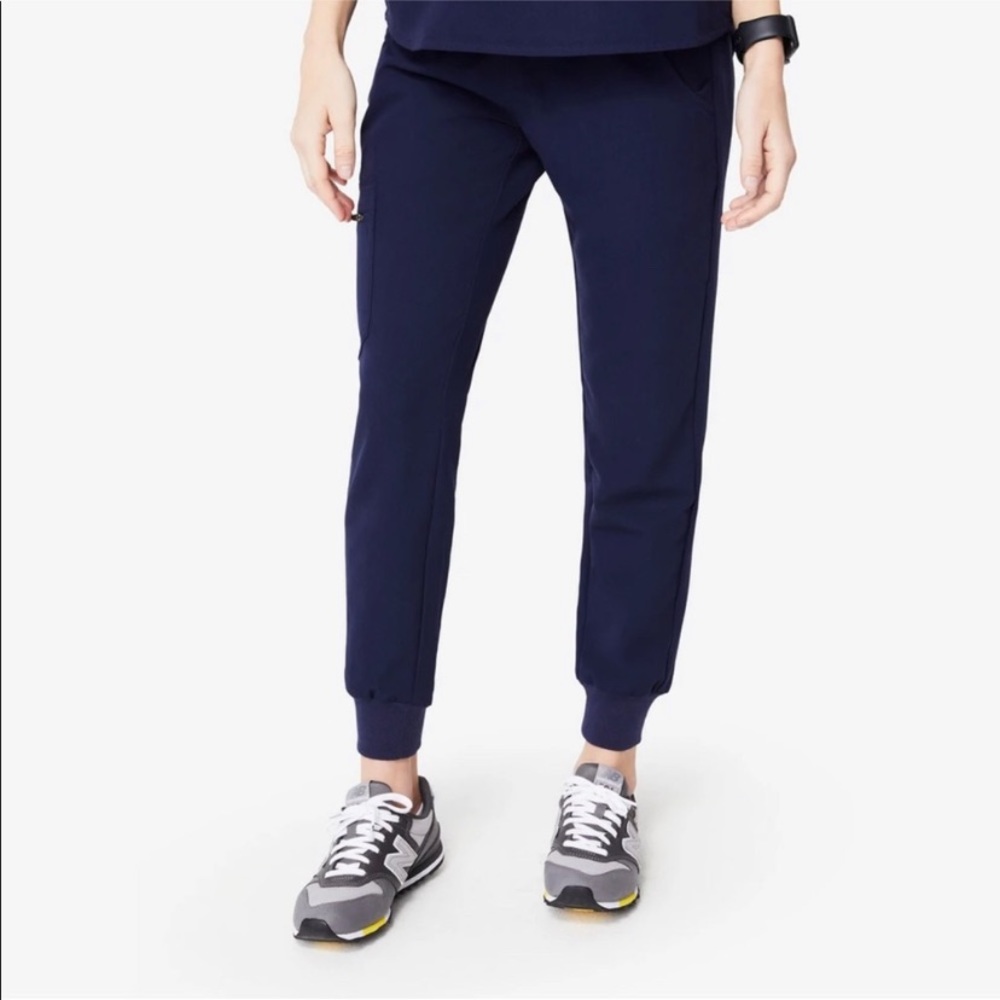 FIGS jogger scrub pants navy blue size medium tall